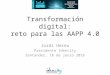 Transformacion digital: reto para las AAPP 4.0 - Jordi Hereu - Idencity