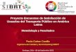 SIBRT - Paula Cattan - Metodología y Resultados