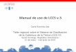 Funciones y manual usuario lccs v.3