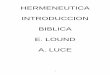 Hermeneutica  introduccion biblica