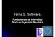 Tema 2. Software