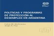 políticas y programas de protección al desempleo en argentina