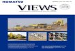 Views es una revista de RP publicada por Komatsu Ltd. Depto. de 