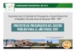 Sustentación Presupuesto 2017 - Gobierno Regional de Ica