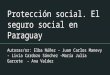 Protección social. Seguro social en Paraguay