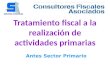 Aspectos fiscales del sector primario