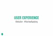 Presentación de UX en Applying Consulting