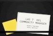 7 c del community manager