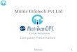 Mimic infotech Company Presentation R-1