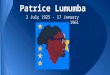 Lumumba presentation