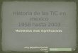 Historia de las tic en mexico