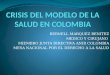 Crisis del modelo de la salud en colombia
