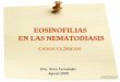 Eosinofilias en las nematodiasis: presentación de 2 casos clínicos