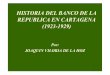 historia del banco de la republica en cartagena (1923-1929)
