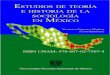 Estudios de teoría e historia de la sociología en México