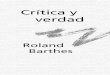 La crítica en Crítica y verdad