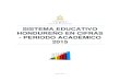 Sistema Educativo Hondureño en Cifras - Periodo Académico 2015