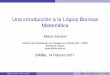 Una introducción a la Lógica Borrosa Matemática
