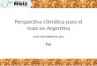 Perspectiva climática en Argentina al 20/09/2013