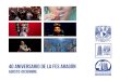Cronograma general de actividades del 40 Aniversario de la FES 