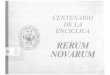 Centenario de la Encíclica RERUM NOVARUM