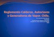 Reglamento Calderas Autoclaves Generadores Vapor Chile