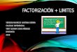 Factorización + limites