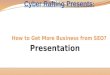 CyberRafting SEO presentation
