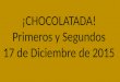 Chocolatada Navidad CEIP Pinocho 15/16
