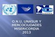 Año 2013- O.N.U, UNASUR Y MERCOCIUDADES MISE