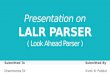 LALR Parser Presentation ppt