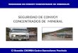 Seguridad de convoy/ Concentrados de minerales Operaciones mineras