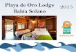Playa de oro Lodge Bahía Solano - Planes y tarifas