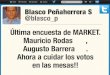 Twits campaña Blasco Peñeherrera