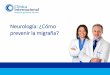 Neurología: ¿Cómo prevenir la migraña?