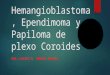 Hemangioblastoma, Ependimoma y Papiloma de Plexo Coroides