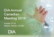 Amato - DIA Canada 2016 Presentation