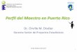 Perfil del Maestro - Presentación en AEPPR 2017 (Dr. Disdier)