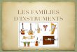 Les famílies d'instruments