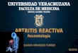 Artritis reactiva - Reumatolog­a