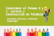 PROYECTO CONOZCAMOS LOS FONEMAS D Y R. LECTURA Y CONSTRUCCION DE PALABRAS