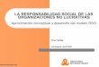 2005 04 la responsabilidad social de las organizaciones no lucrativas-nicaragua. Aproximación conceptual y desarrollo del modelo RSO