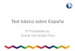 Test básico sobre España