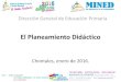 Planeamiento didactico de  extra edad Nicaragua