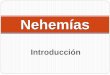 Introducción Nehemías
