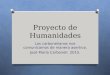 Proyecto de humanidades 2015