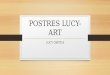 Postres lucy art