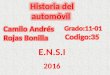 HISTORIA DEL AUTOMÓVIL