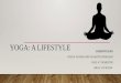 Yoga lifestyle presentation