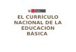 Currículo Nacional de la Educación Básica